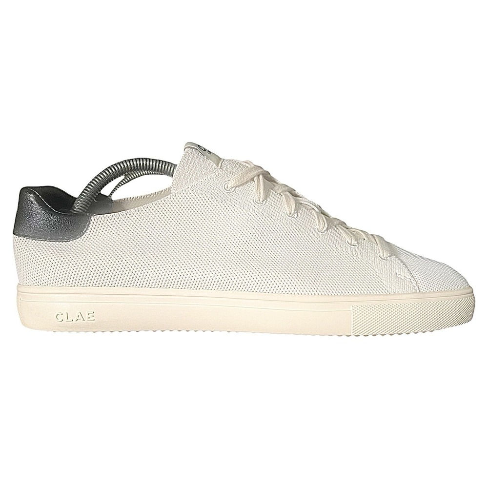 CLAE Bradley Knit Sequel Sneakers Men Size 10 CL21ABK01 Eggnog Black‎ Shoes